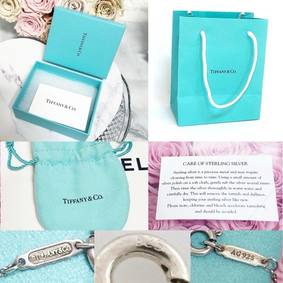 Authentic Tiffany & Co. RARE Mini Love Notes 925 Sterling Silver Charm Bracelet - Picture 12 of 12